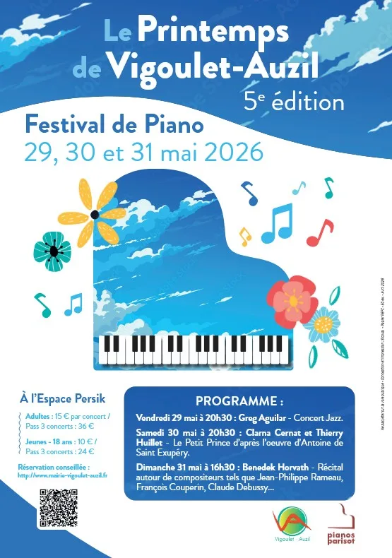 Festival de piano 29,30,31mai Espace Persik
