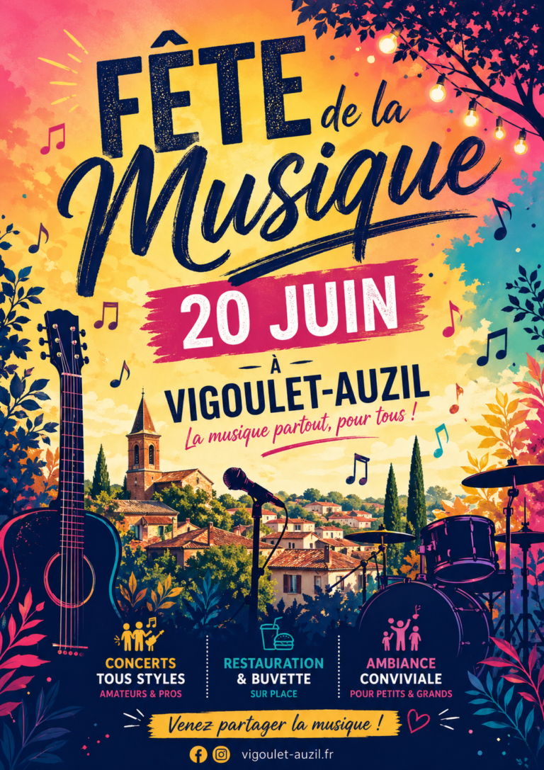 FETE de la MUSIQUE le 20 juin