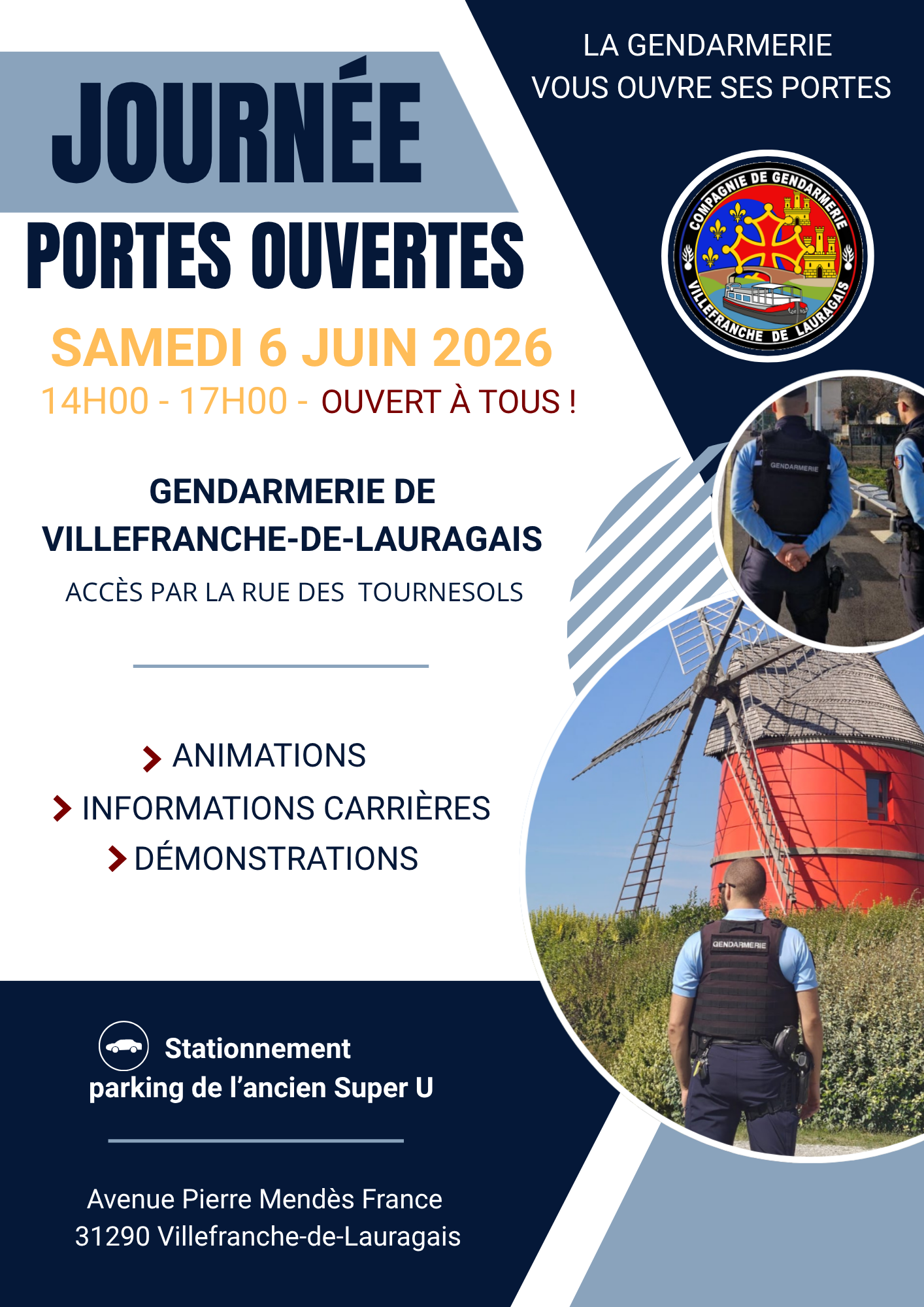 Portes ouvertes Gendarmerie Villefranche-Lauragais