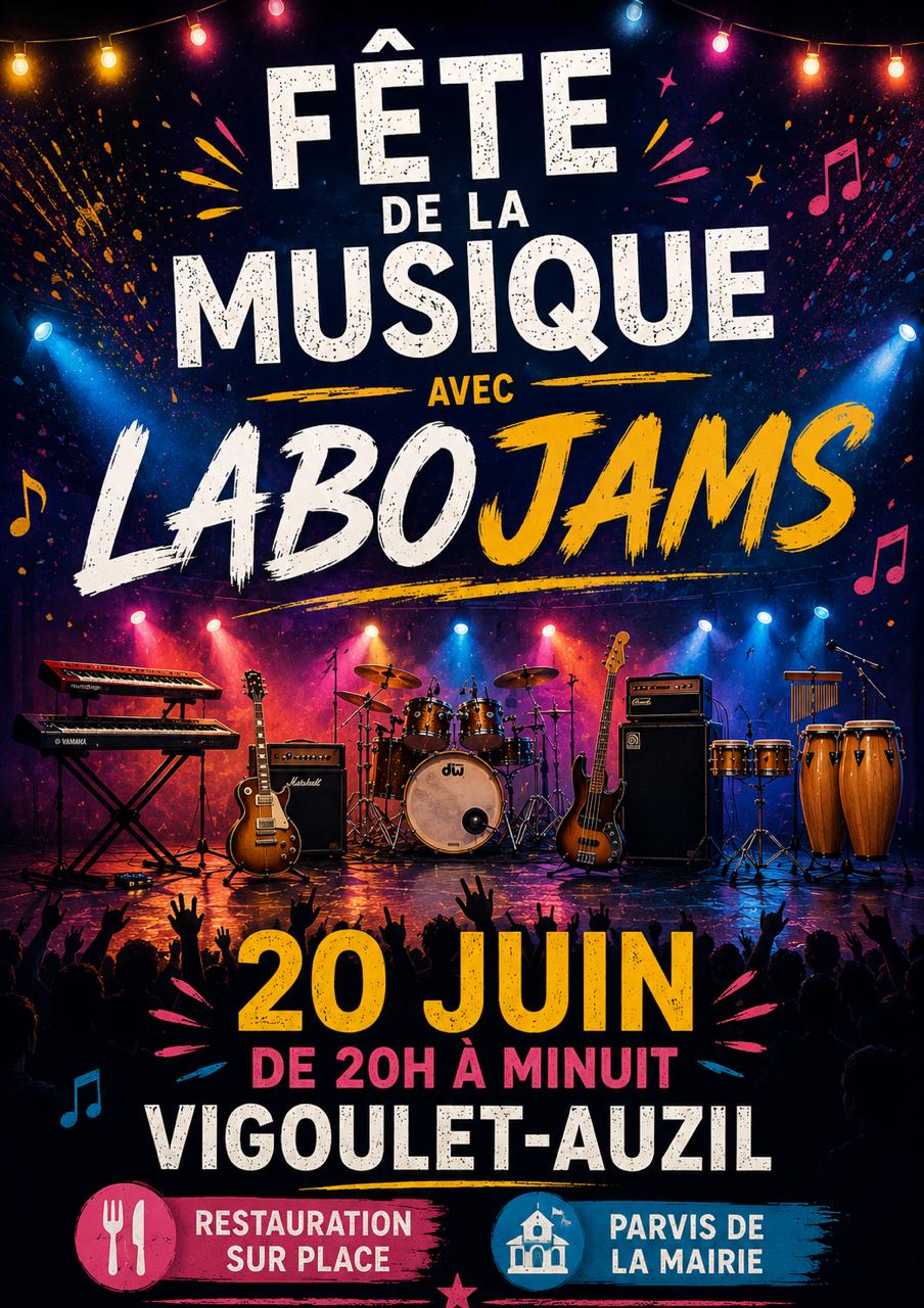 FETE de la MUSIQUE le 20 juin
