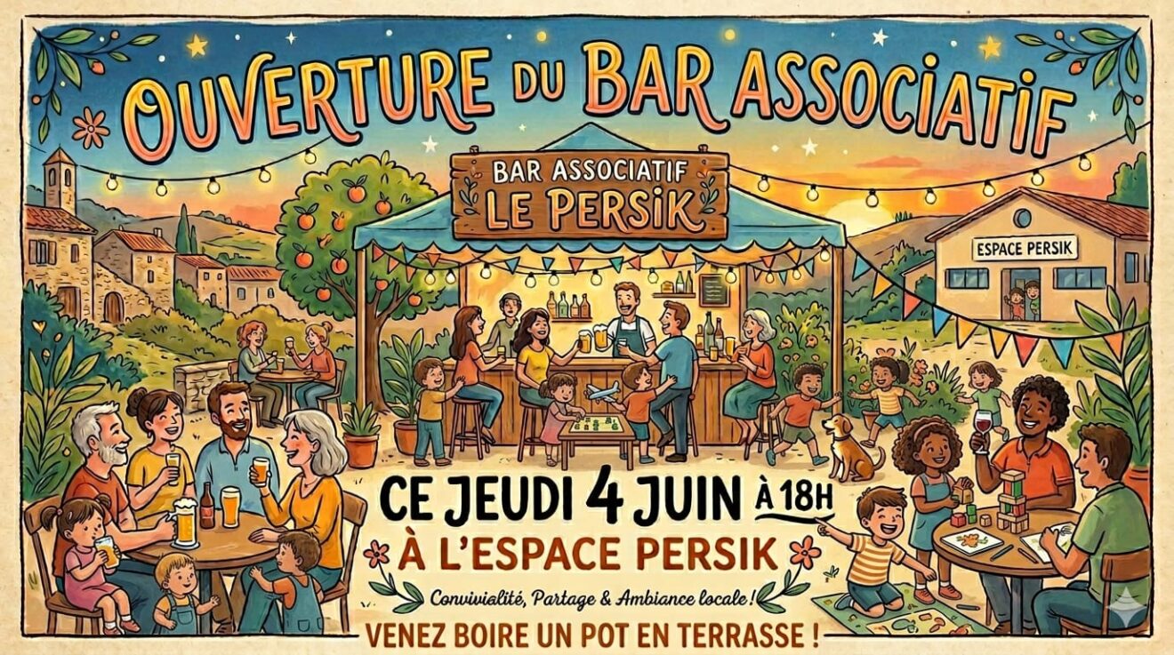 Ouverture du bar associatif ce jeudi !