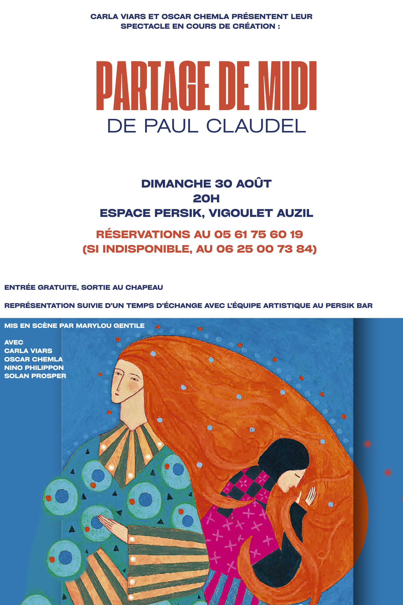 Théâtre 30 aout à 20h